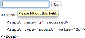 a popup appears on a required field in Firefox